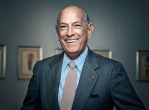 Oscar de la Renta at his fashion show at Neiman Marcus-  Chevy C