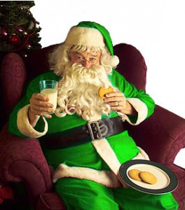 BABBO NATALE VERDE