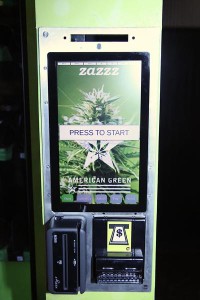 ZaZZZ marjiuana dispensary machine in Colorado