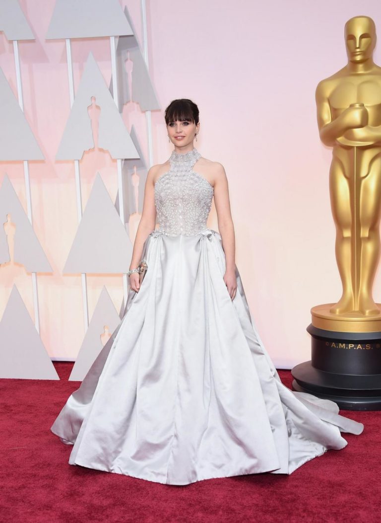 Zuma press/LaPresse-FELICITY JONES IN ALEXANDER MCQUEEN-