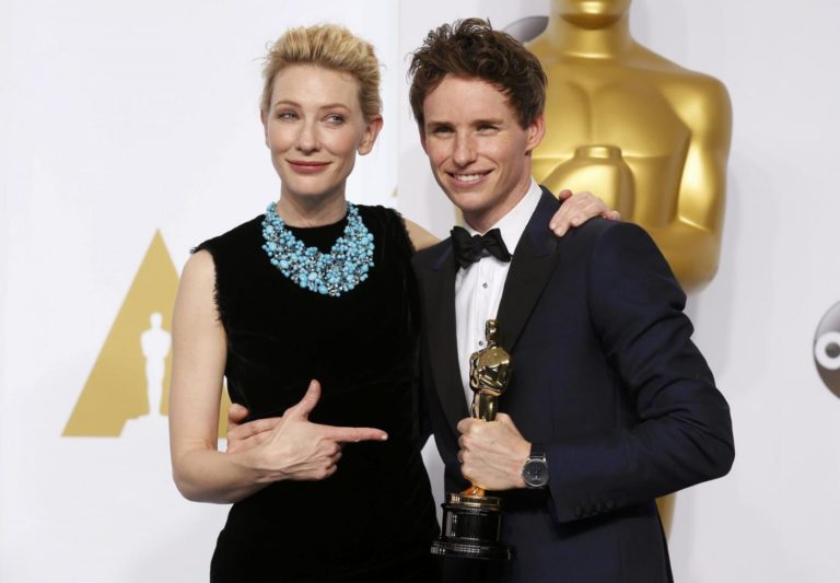 La Presse/Reuters -  Eddie Redmayne con Kate Blanchette