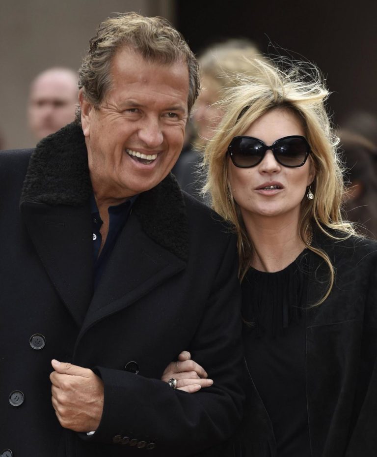 La Presse/Reuters- Kate Moss ed il fotografo Mario Testino